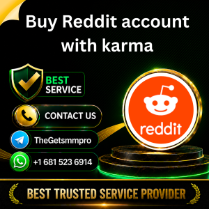 Buy Reddit account with karma